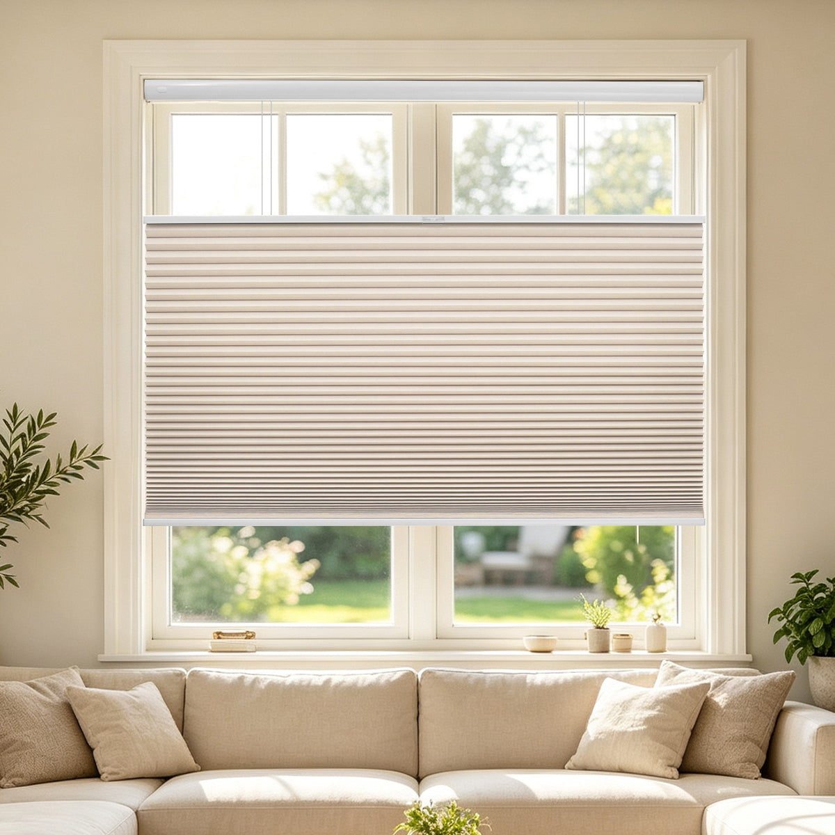 No Drill Blackout Cellular Shades Cordless 45mm Honeycomb Shades