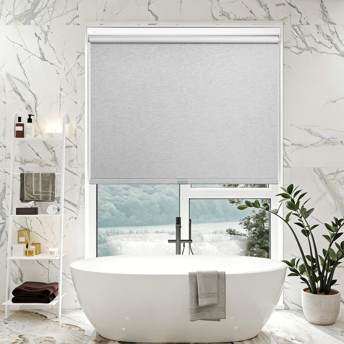 Quick Install Cordless 100% Blackout Roller Shades For Windows