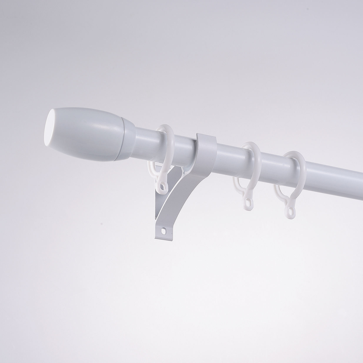 Modern Metal Ceiling Mounted Curtain Rod, Heavy Duty Custom Length Room Divider Curtain Rod, Eco Friendly