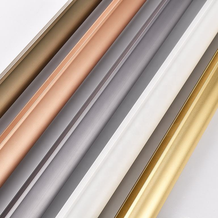 1.0mm Thick Heavy Duty Aluminum Curtain Track Rail, Silent Sliding, Ceiling & Wall Mount, Custom Length Up to 6m for Home