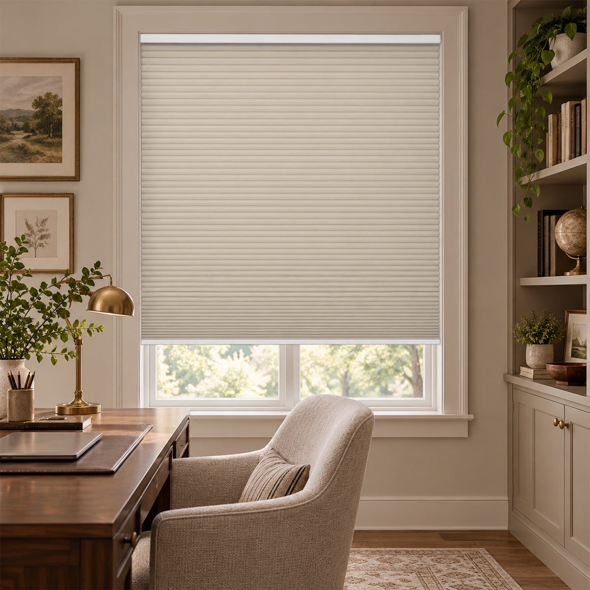 No Drill Blackout Cellular Shades Cordless 45mm Honeycomb Shades