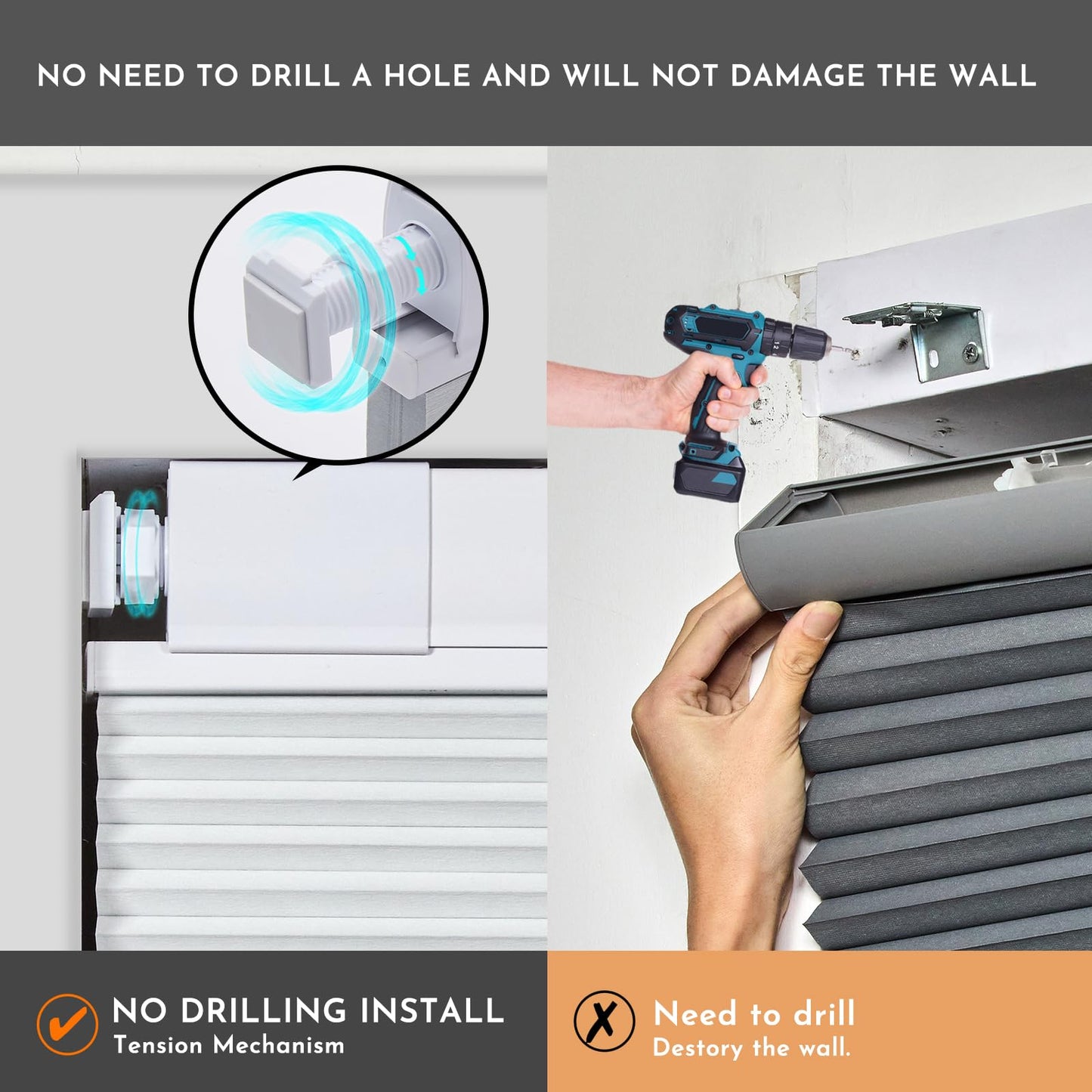 Cordless Honeycomb Blinds