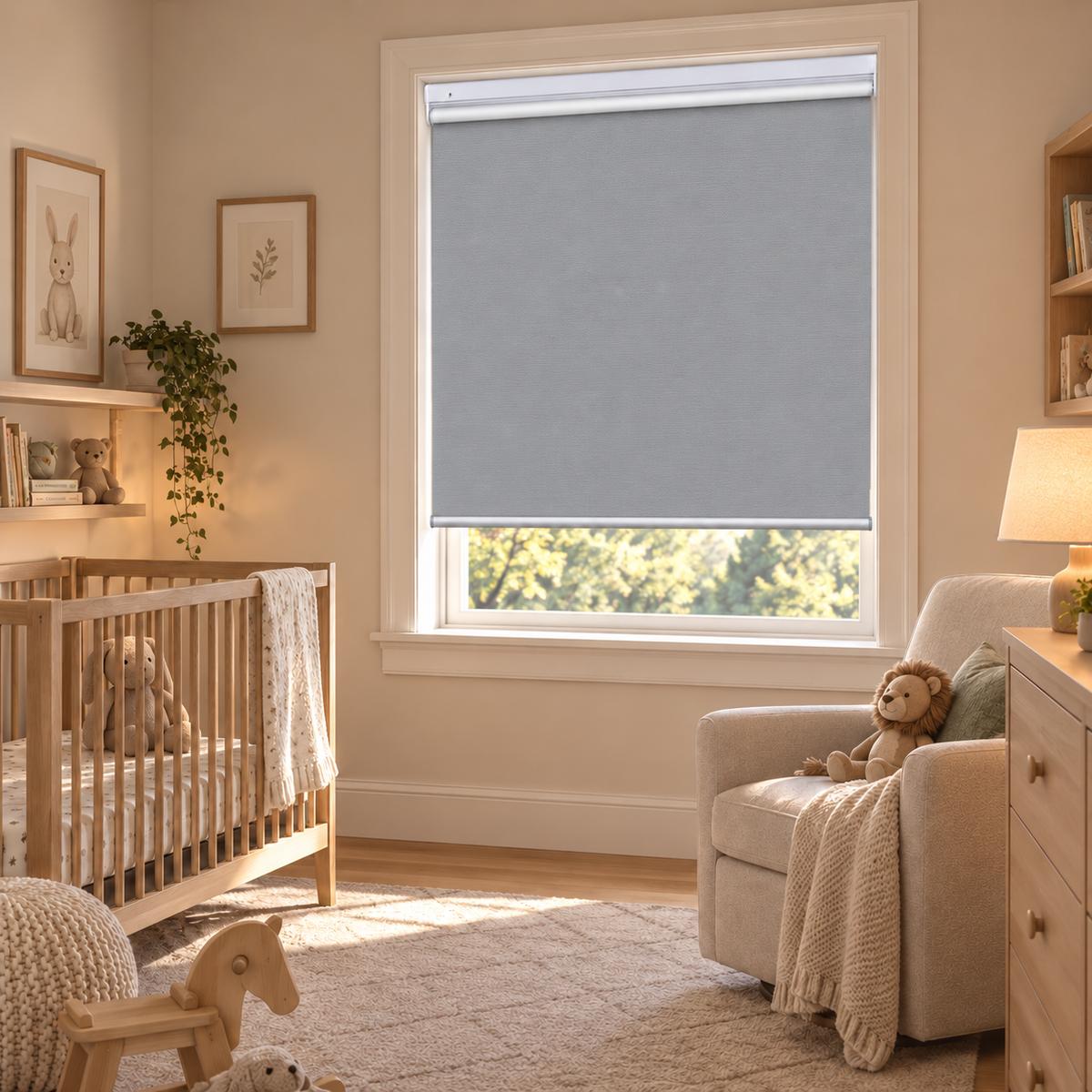 30-Second Easy Installation No Drill Cordless Roller Shades