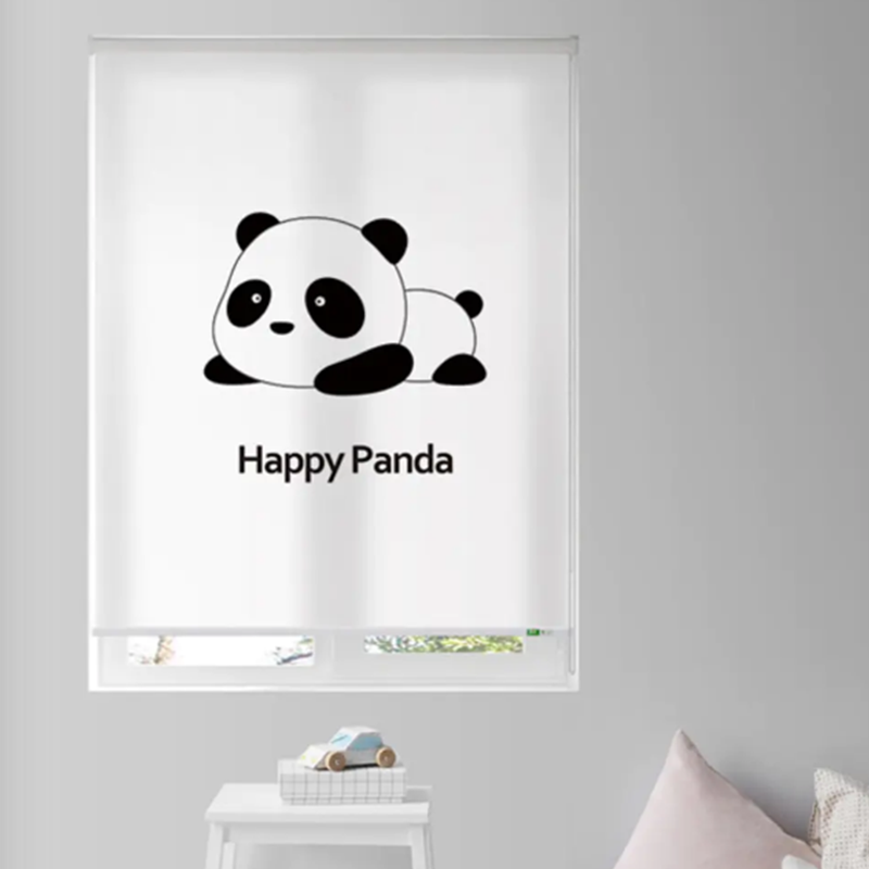Custom Printed Cordless Roller Shades for Bedroom Windows – Personalized Blackout Roller Blinds with Modern Design
