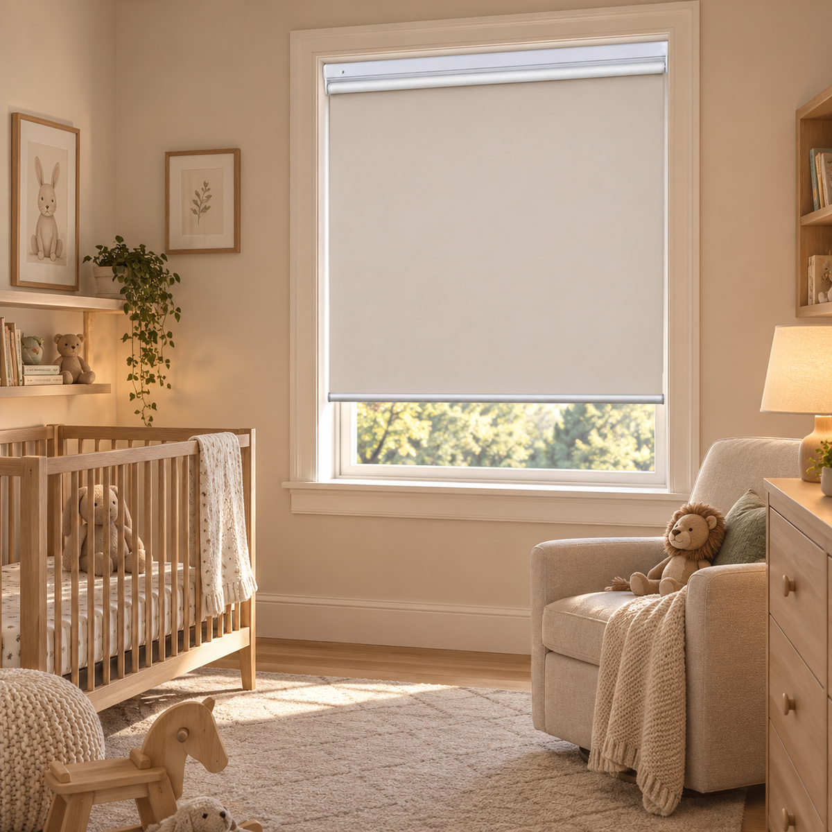 30-Second Easy Installation No Drill Cordless Roller Shades