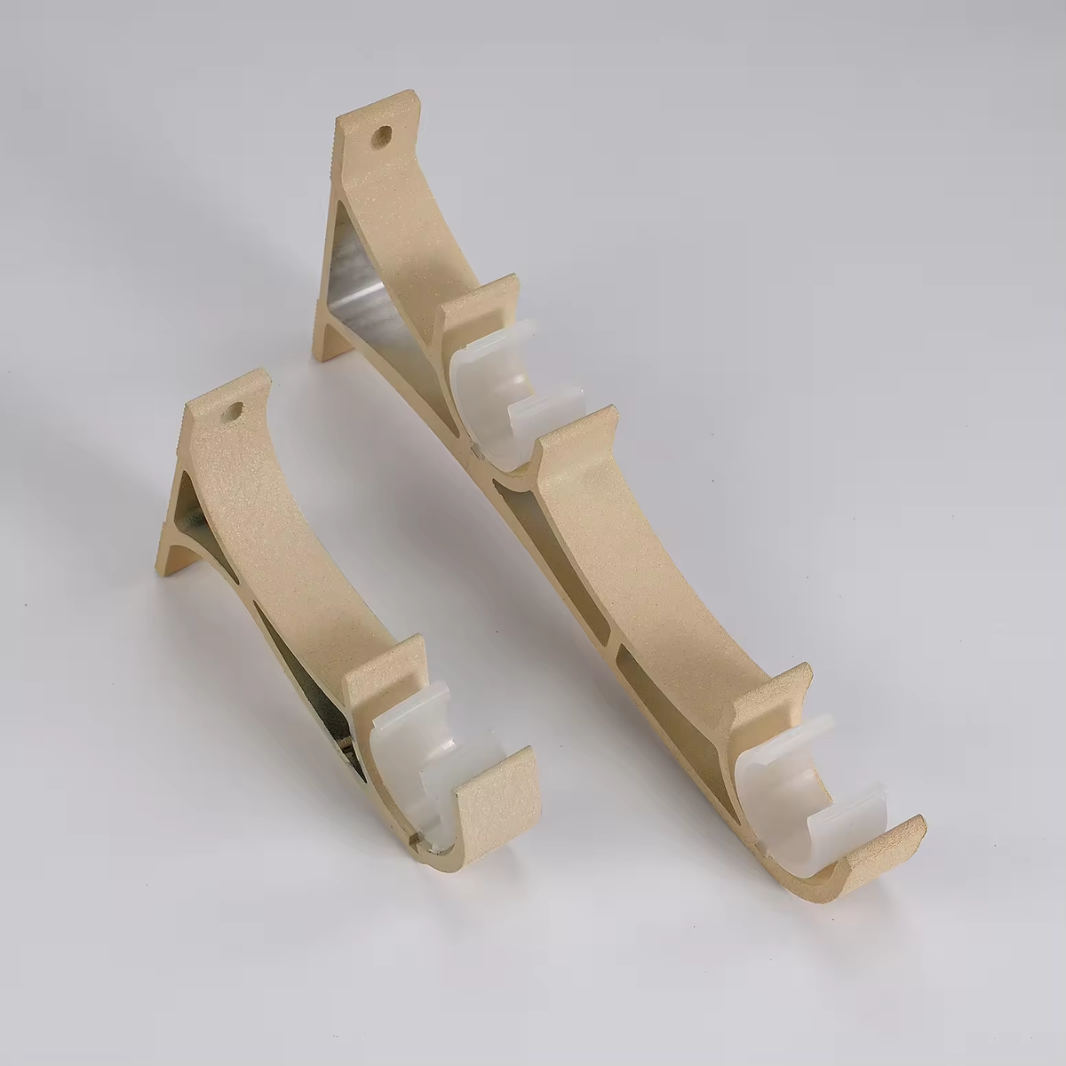 28mm Single Rod U-Shaped Heavy Duty Metal Wall Curtain Rod Bracket, Modern Luxury Home Wedding Decor