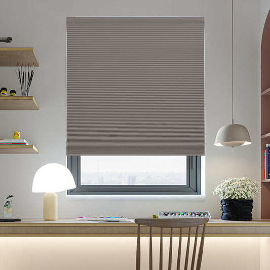 Customizable size No Drill No Tools Blackout Window Cover,Cordless Honeycomb Blinds