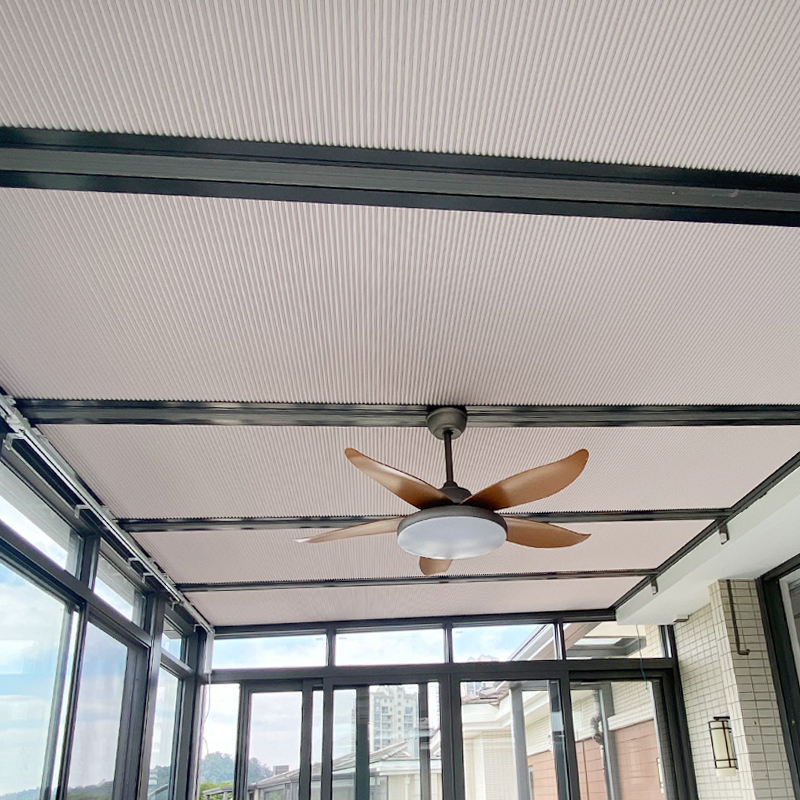 Motorized Skylight Blinds – Cordless Honeycomb Shades with Remote, Day & Night Blackout