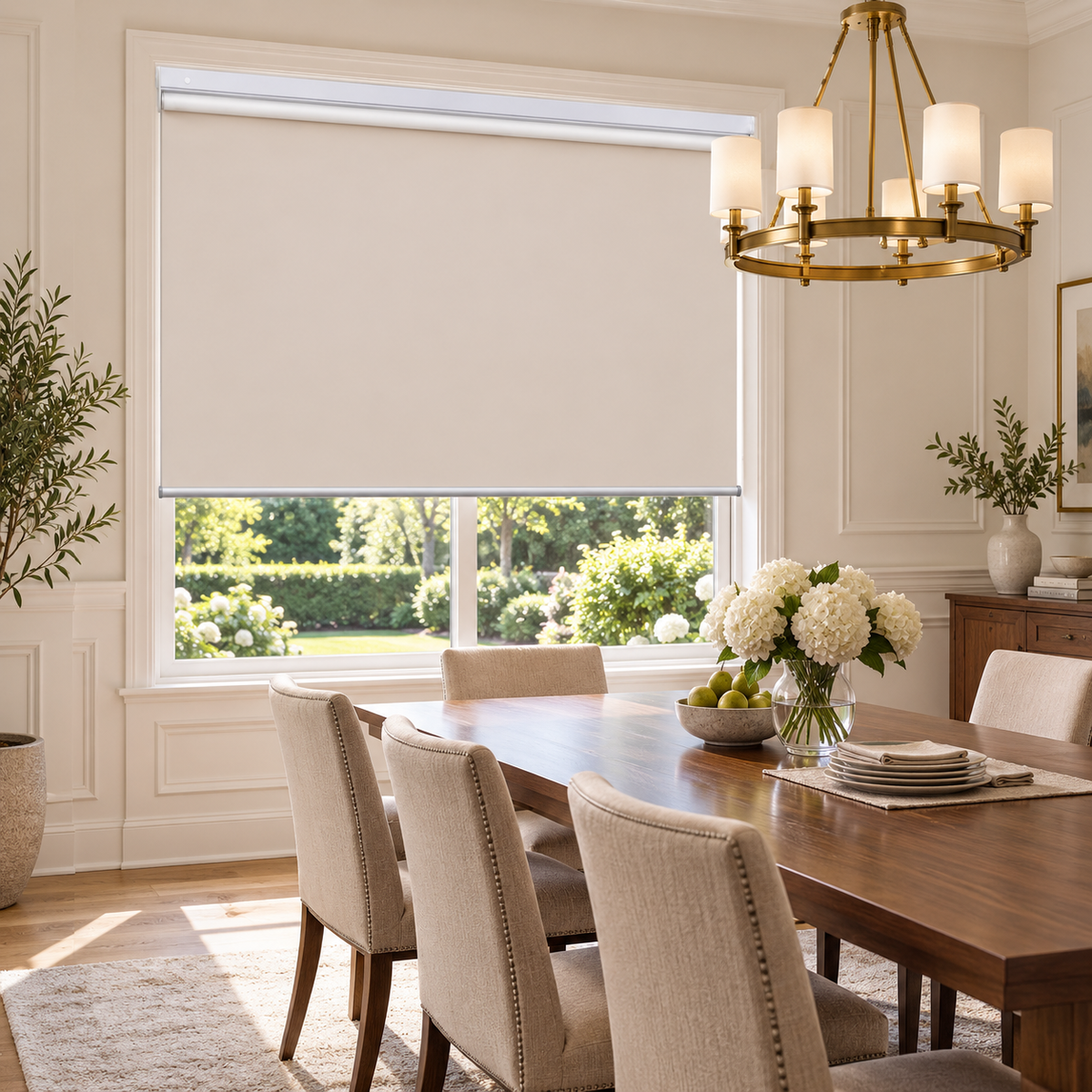 30-Second Easy Installation No Drill Cordless Roller Shades