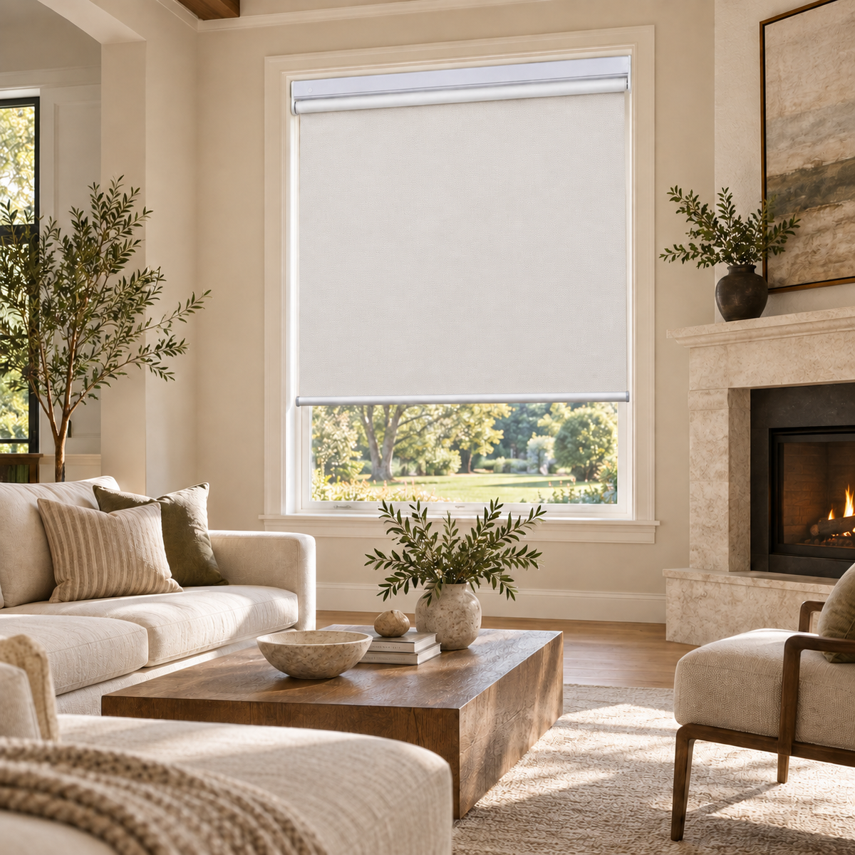 30-Second Easy Installation No Drill Cordless Roller Shades