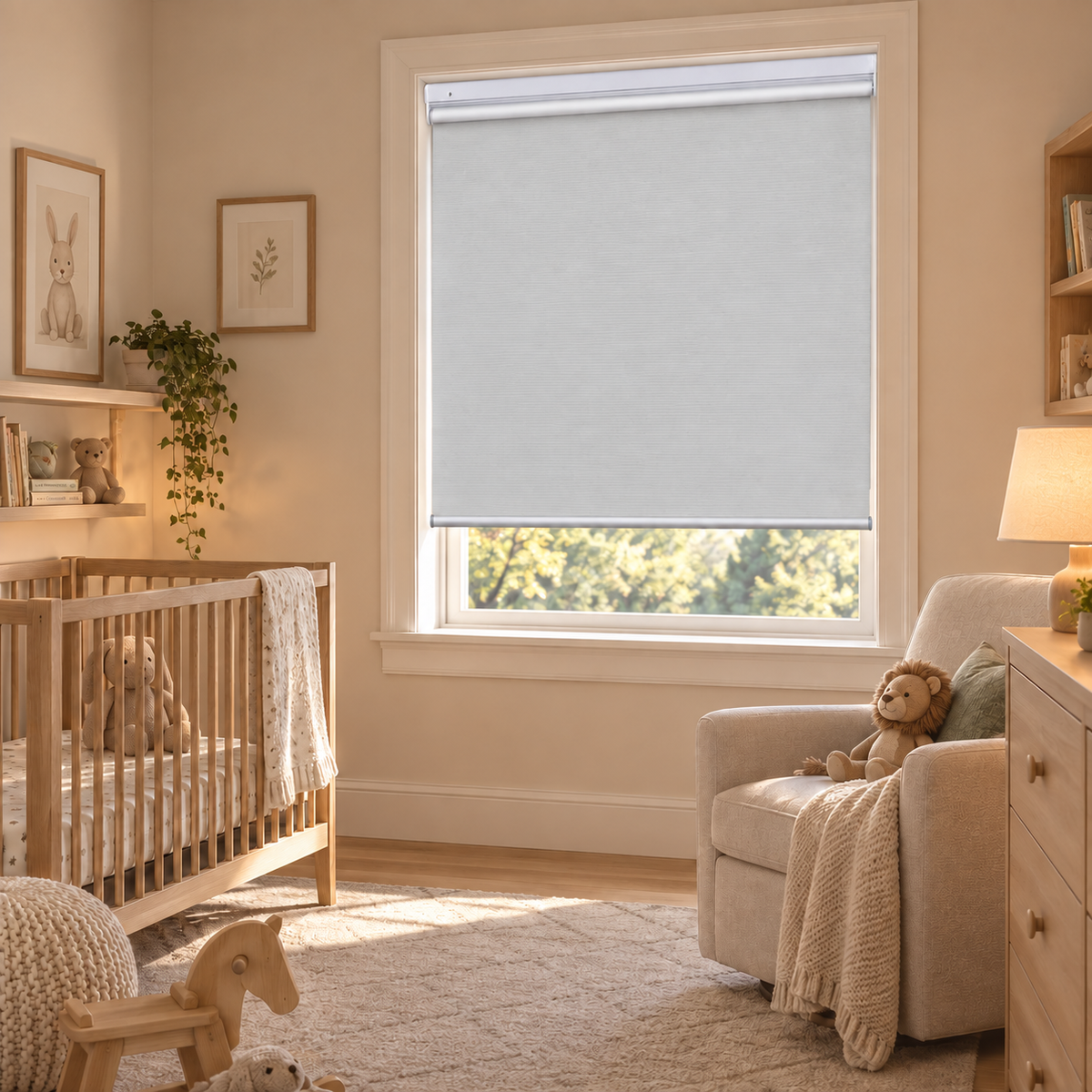 30-Second Easy Installation No Drill Cordless Roller Shades
