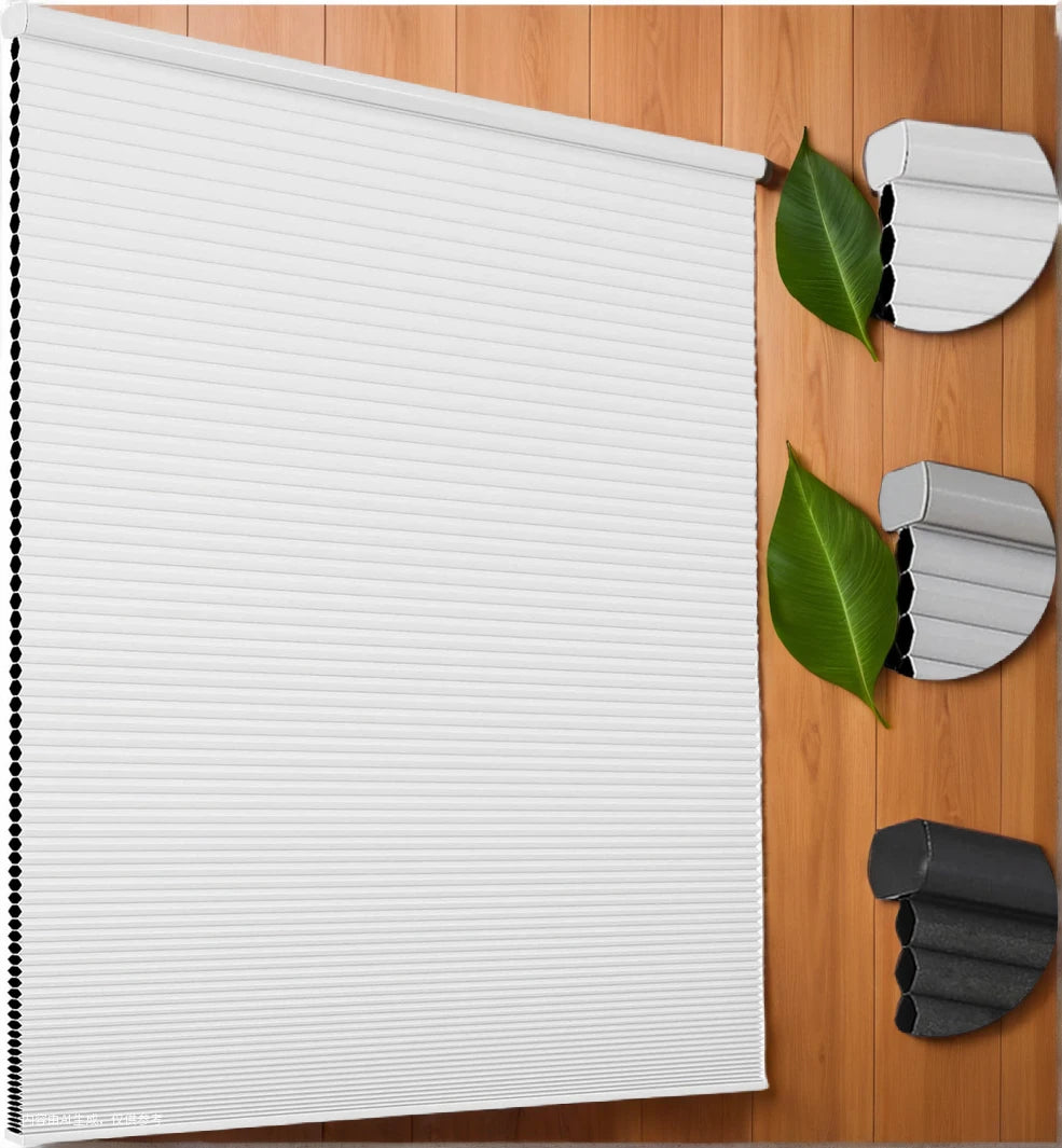Cellular Shades Cordless, Blackout Shades Cellular Blinds for Indoor Windows, Blackout Blinds Honeycomb Blinds Window Shades for Thermal Insulated & Noise Reduction