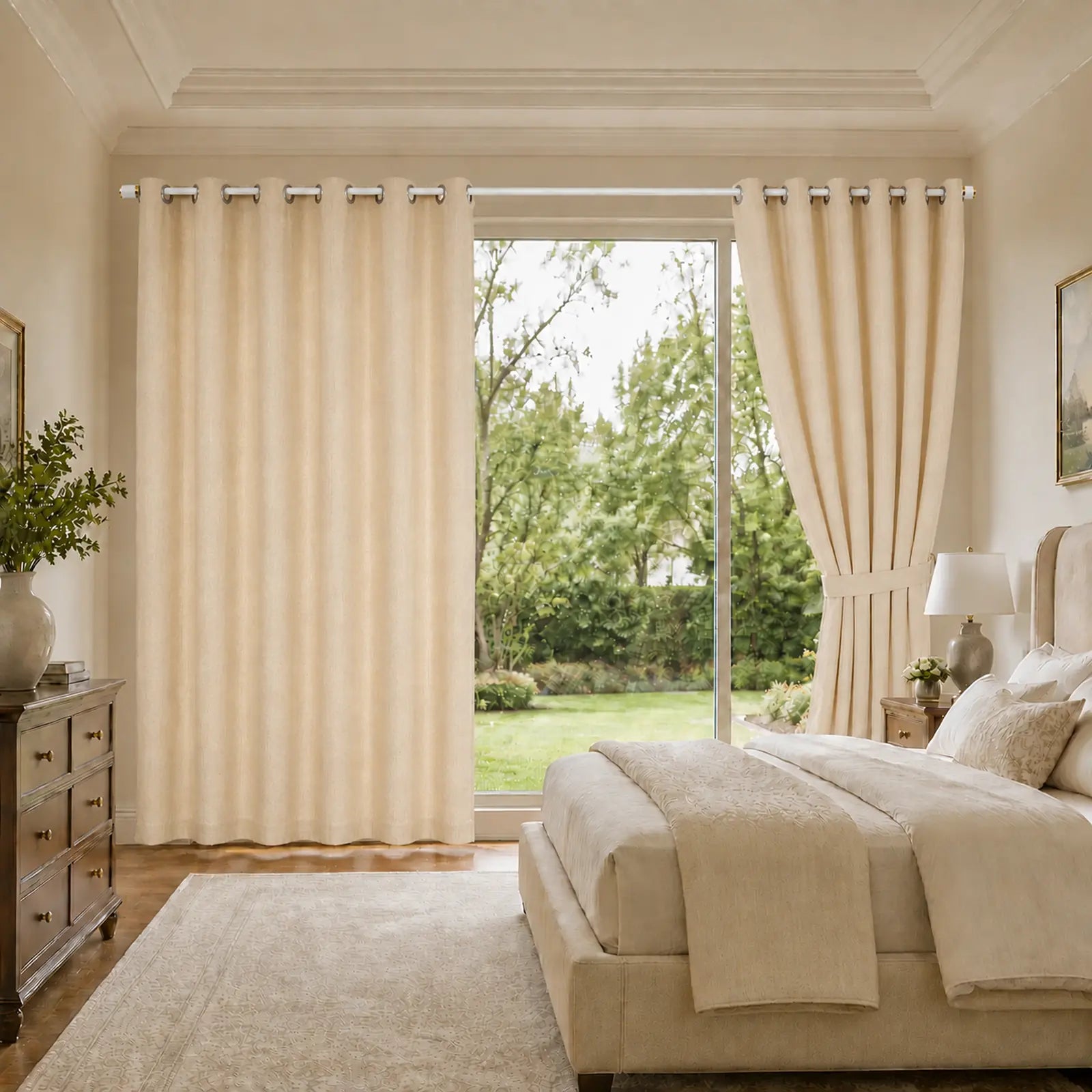 Custom Curtains, 100% Polyester Drapes, Made to Measure Window Curtains