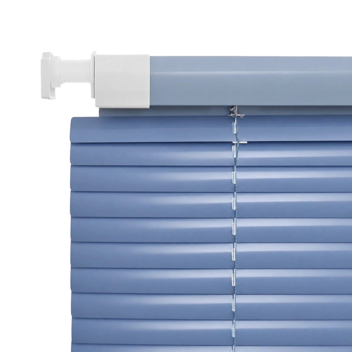 Blue no drill aluminum venetian blinds stylish modern window blinds for home and office