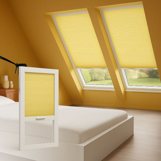 Honeycomb Skylight Shades – 100% Blackout Thermal Insulated