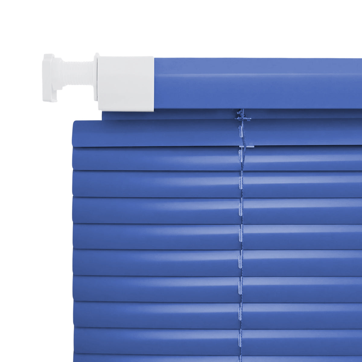 Dark blue no drill aluminum venetian blinds custom made window blinds for modern interiors