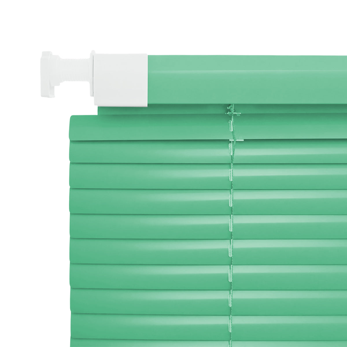 Green no drill aluminum venetian blinds modern decorative window blinds for home interior