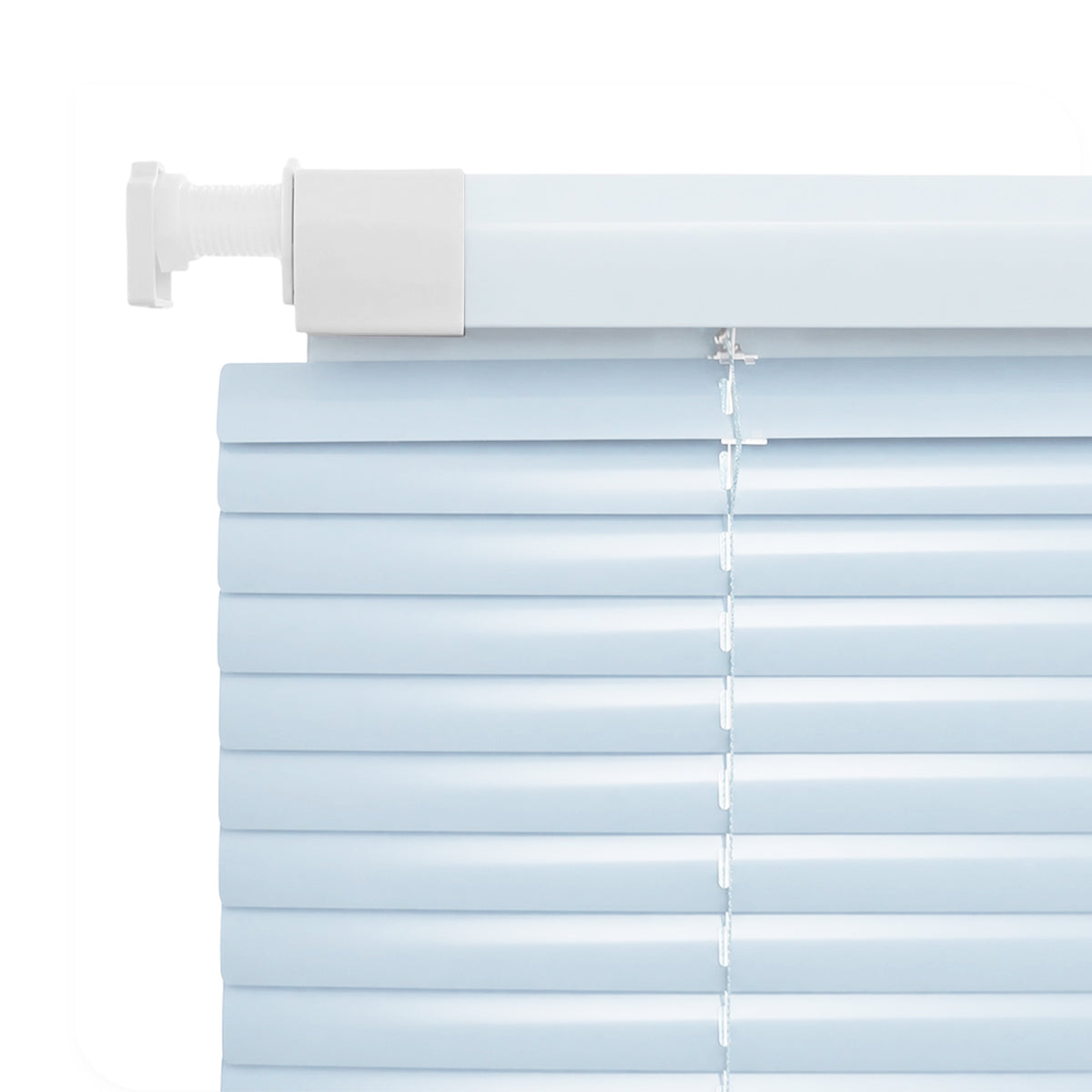 Light blue no drill aluminum venetian blinds modern window blinds for home decor