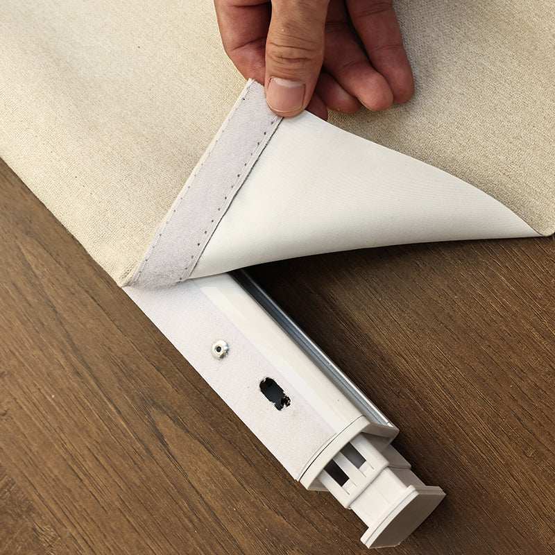 No Drill Blackout Roman Shades Installation – Tool-Free Easy Mount Window Shades for Renters and Home Use
